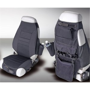 Jeep Wrangler Seat Covers - Rugged Ridge - Fabric - Black - `87-`06